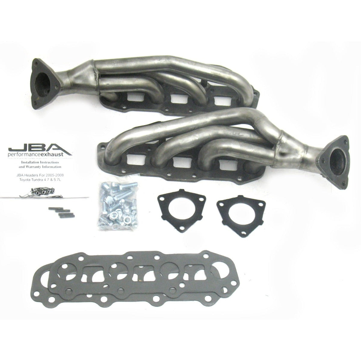 JBA Performance Exhaust 2011S 2011S 1 1/2 inch Shorty Stainless Steel 05-06 Tundra/Sequoia