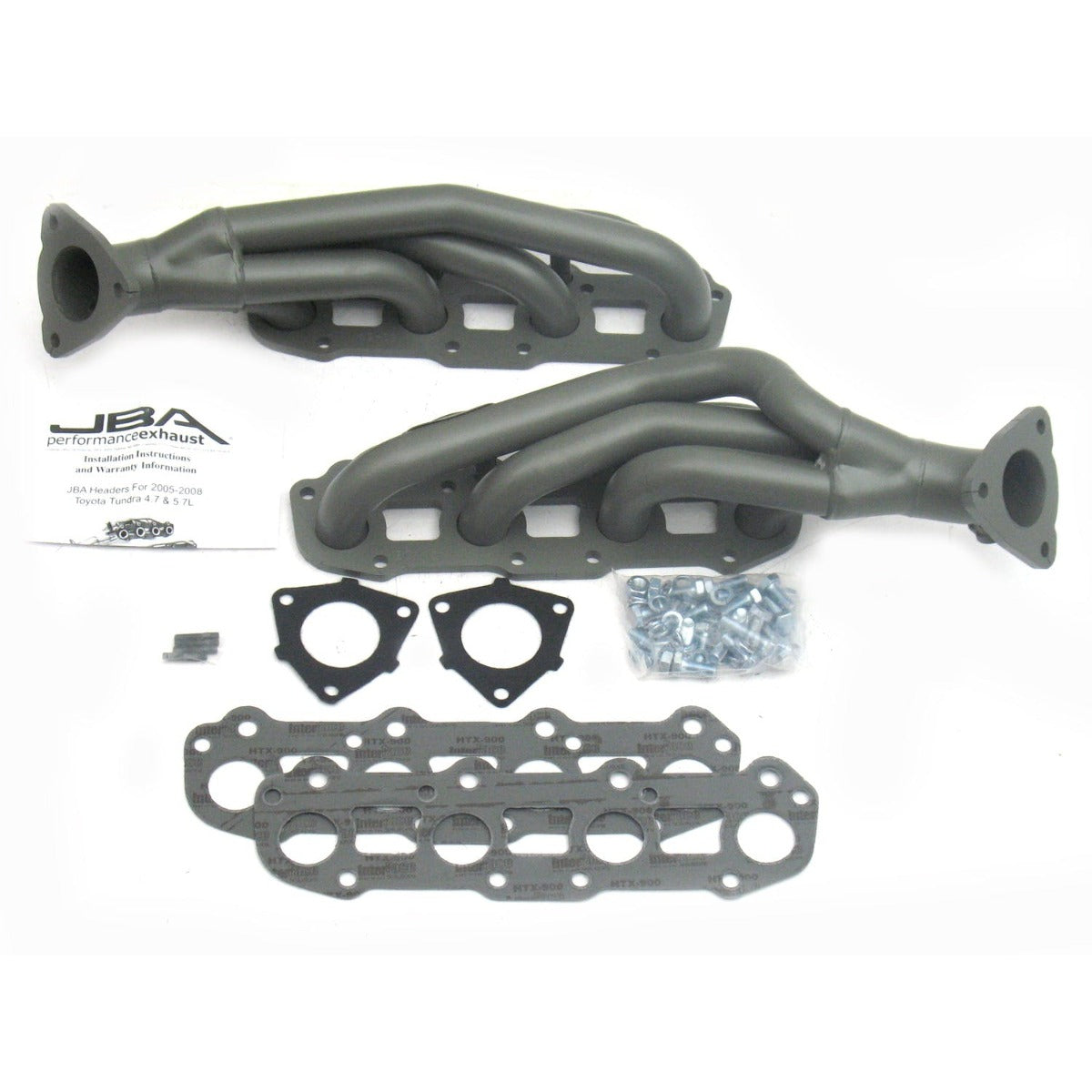 JBA Performance Exhaust 2011SJT 2011SJT 1 1/2 inch Shorty Stainless Steel 05-06 Tundra/Sequo