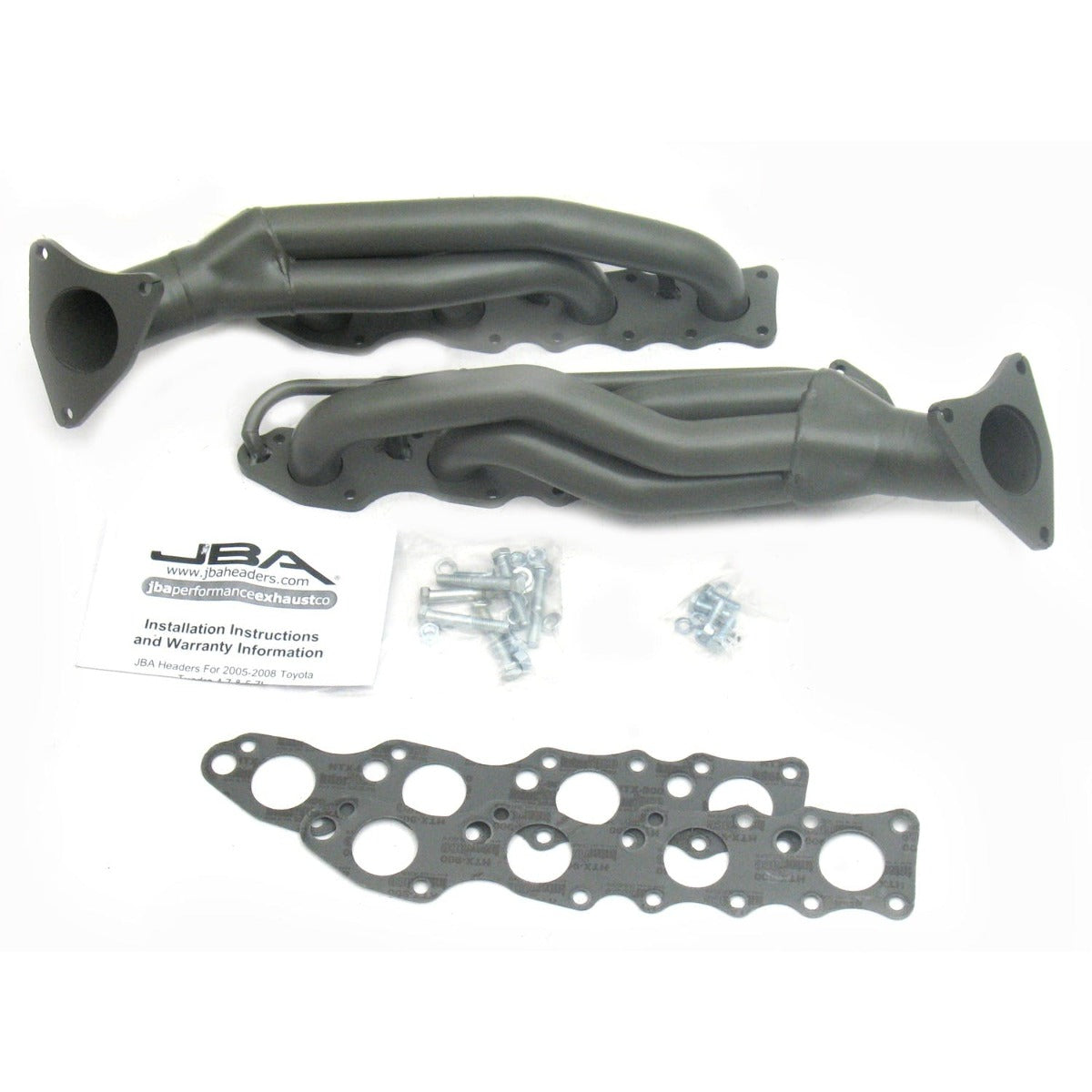 JBA Performance Exhaust 2012SJT 2012SJT 1 5/8 inch Shorty Stainless Steel 07-12 Toyota Tundr
