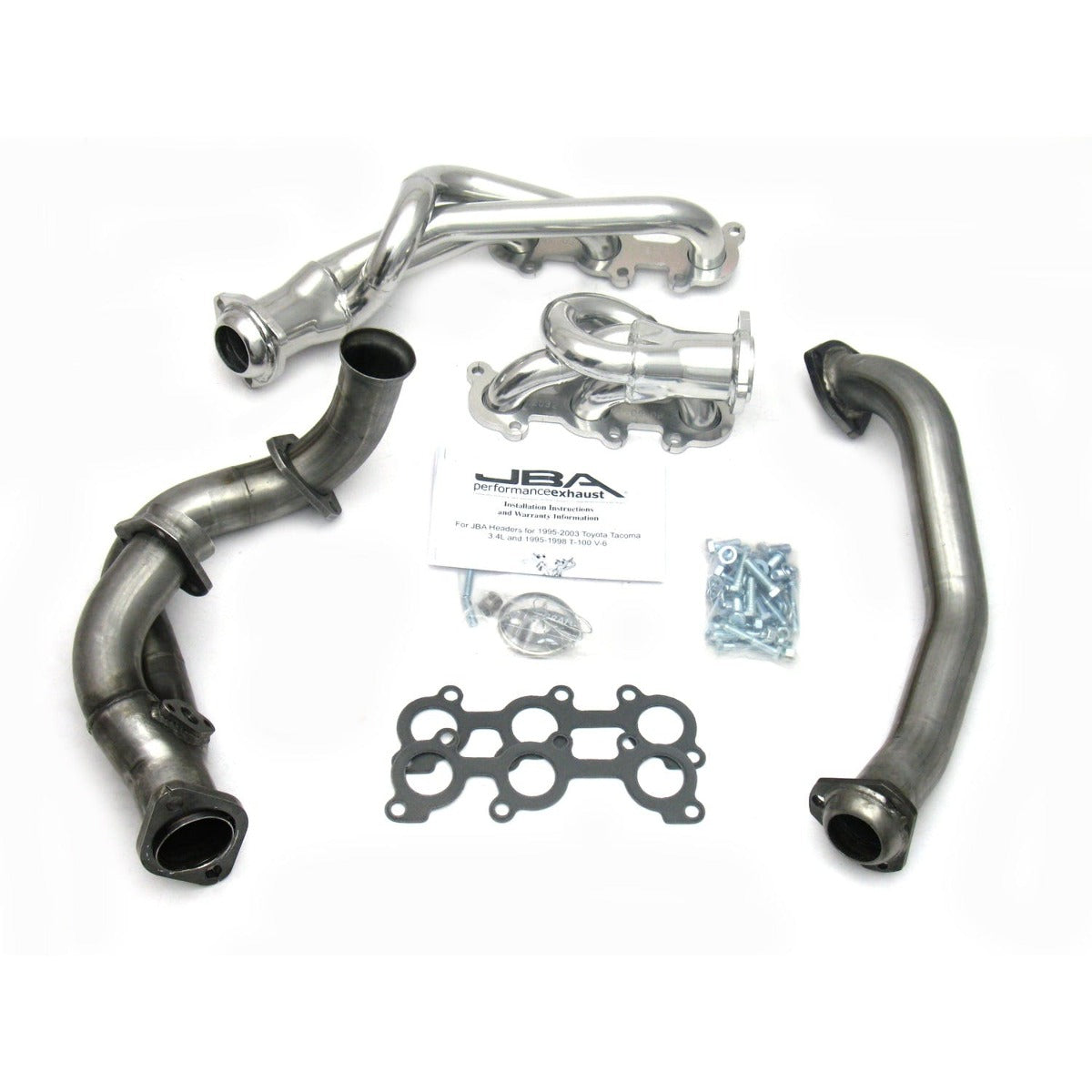 JBA Performance Exhaust 2032S-1JS 2032S-1JS 1 1/2 inch Shorty Stainless Steel 95-00 Tacoma 3.4