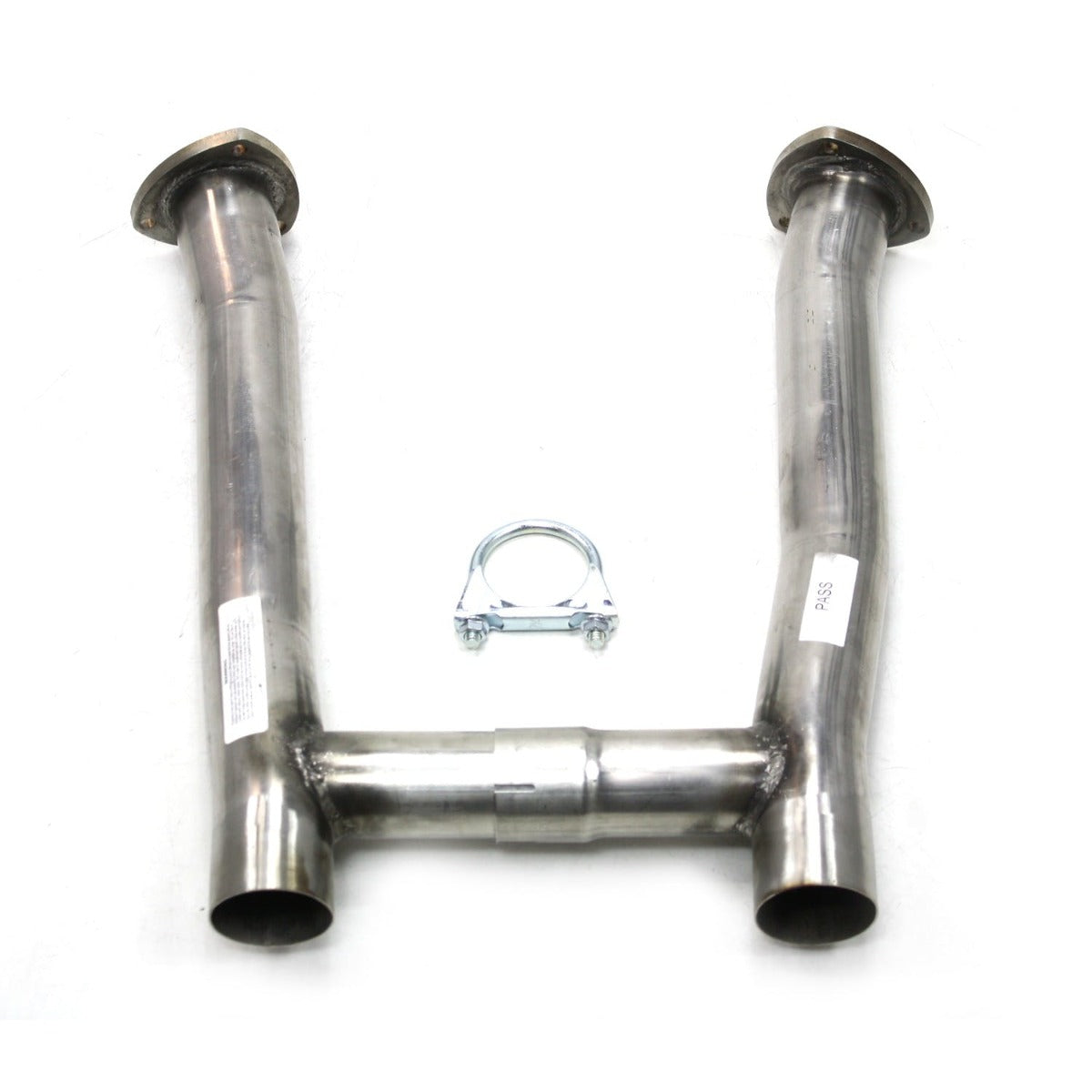 JBA Performance Exhaust 36611SH 65-73 Mustang H-Pipe T-5,TKO,T-56 304SS