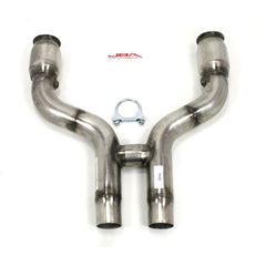 JBA Performance Exhaust 36685SHC 11-14 Mustang GT H-Pipe w/cats 304SS