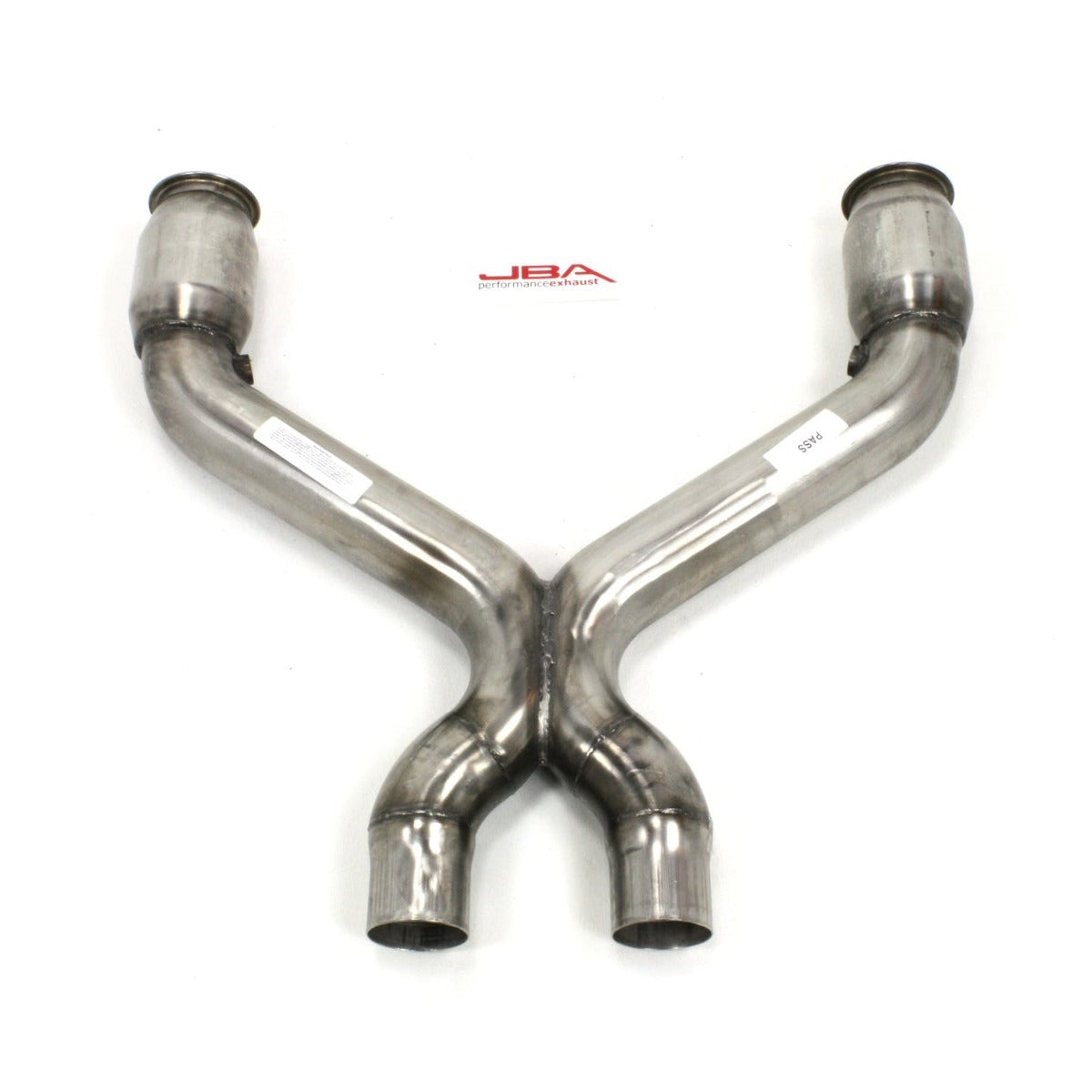 JBA Performance Exhaust 36685SXC 11-14 Mustang GT X-Pipe w/cats 304SS
