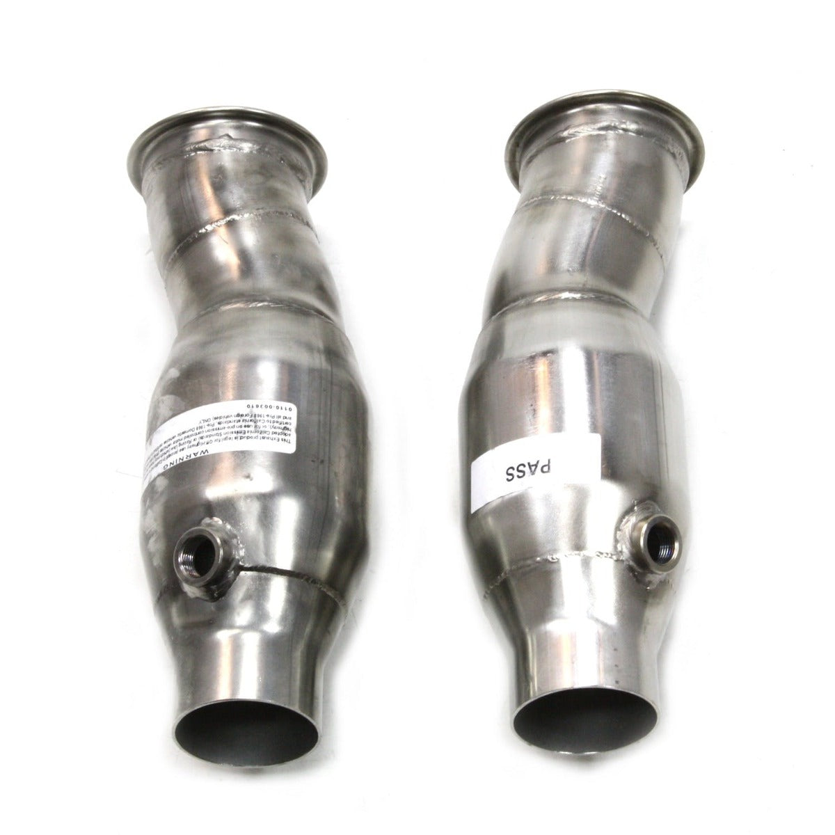 JBA Performance Exhaust 36812SDC 2010-15 Camaro Mid-Pipe w/cats 304SS