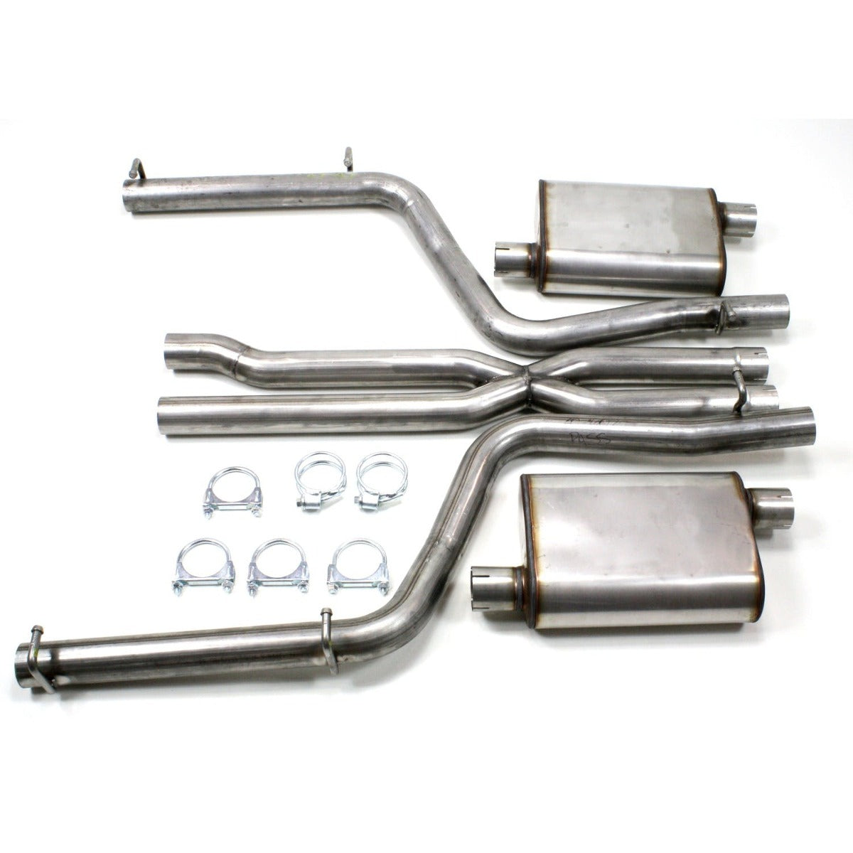 JBA Performance Exhaust 40-1602 40-1602 2.5 inch Stainless Steel Exhaust System 2011-12 Dodg