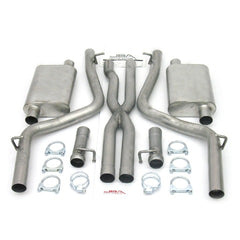 JBA Performance Exhaust 40-1666 40-1666 2.5 inch Stainless Steel Exhaust System 08-12 Dodge