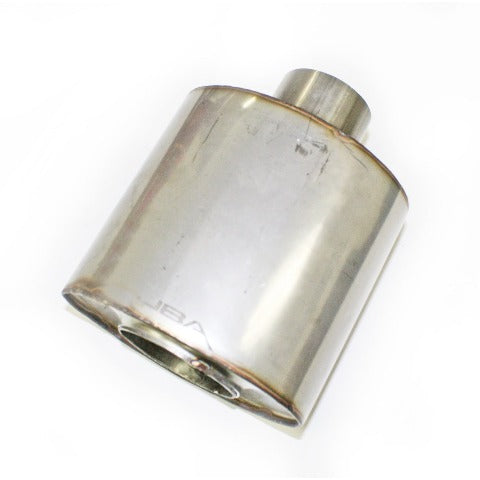 JBA Performance Exhaust 40-250600 Straight-Through 2.5 inch Muffler 409 SS Center/Center