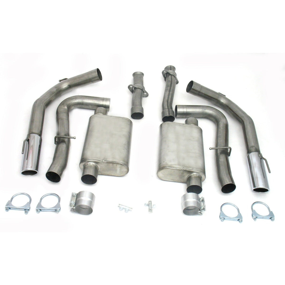 JBA Performance Exhaust 40-2625 40-2625 3 inch Stainless Steel Exhaust System 99-04 Cobra Ex