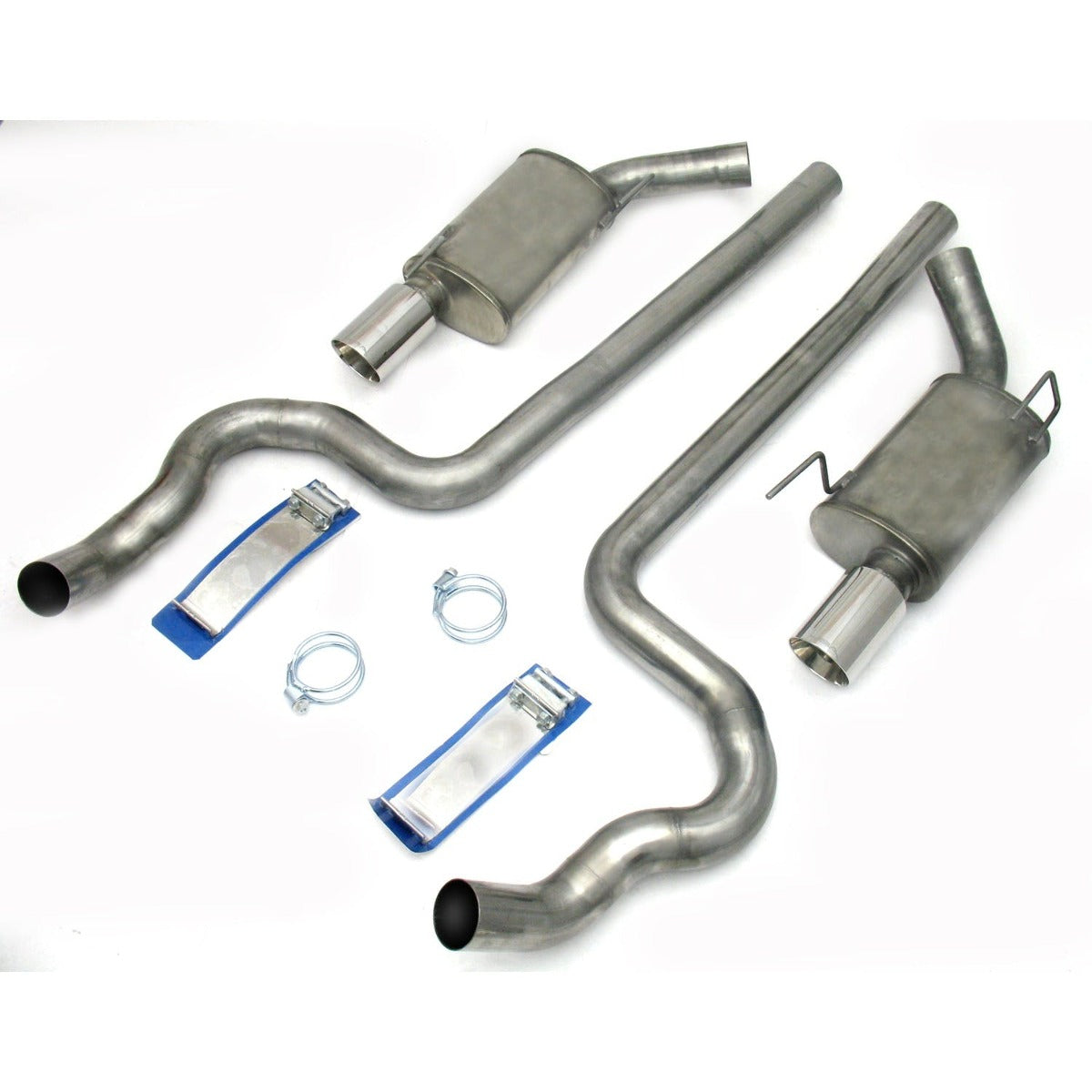 JBA Performance Exhaust 40-2640 40-2640 3 inch Stainless Steel Exhaust System 05-09 Mustang