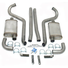 JBA Performance Exhaust 40-2650 40-2650 2.5 inch Stainless Steel Exhaust System 65-70 Mustan