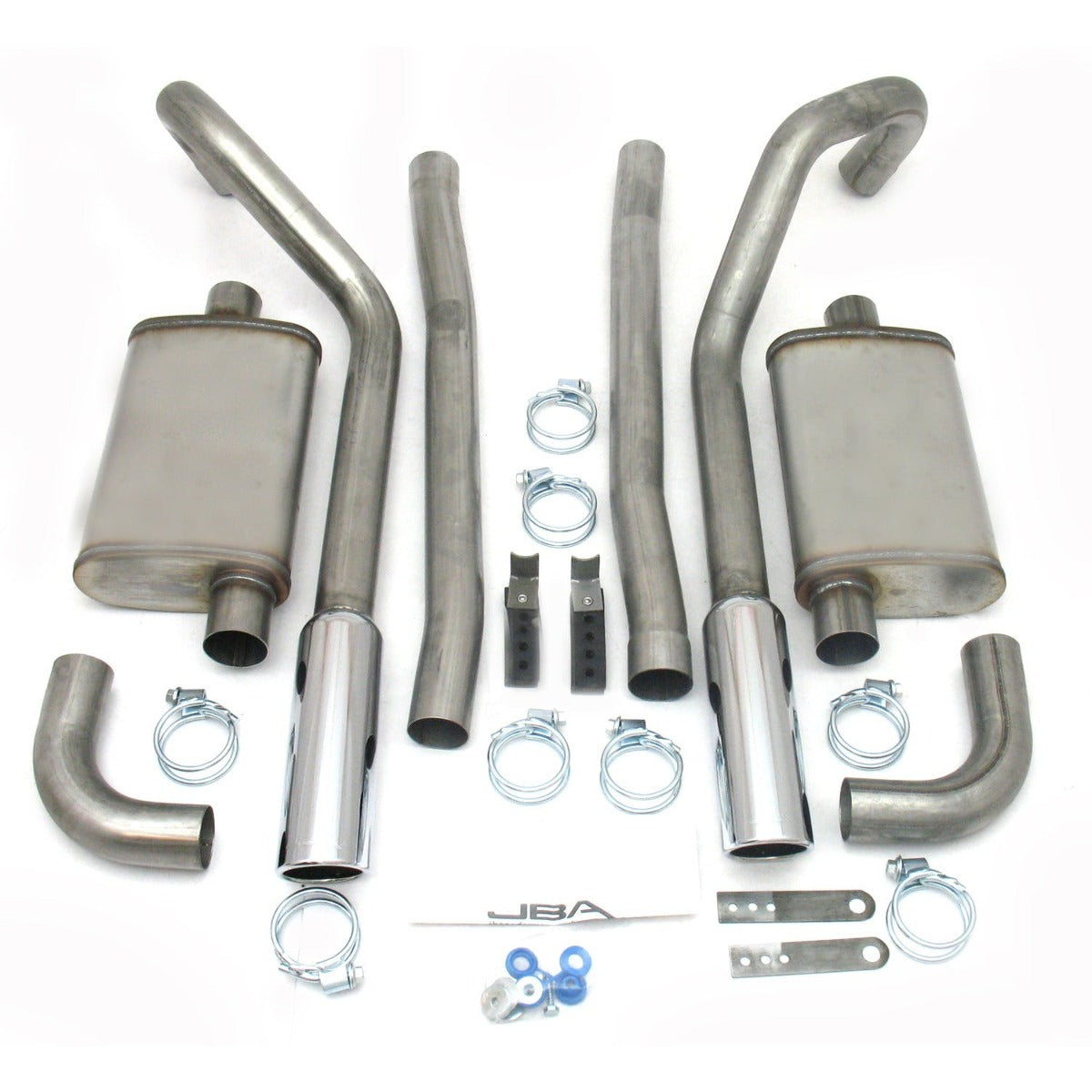 JBA Performance Exhaust 40-2655 40-2655 2.5 inch Stainless Steel Exhaust System 67-70 Mustan