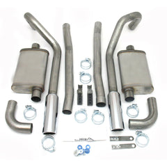 JBA Performance Exhaust 40-2655 40-2655 2.5 inch Stainless Steel Exhaust System 67-70 Mustan