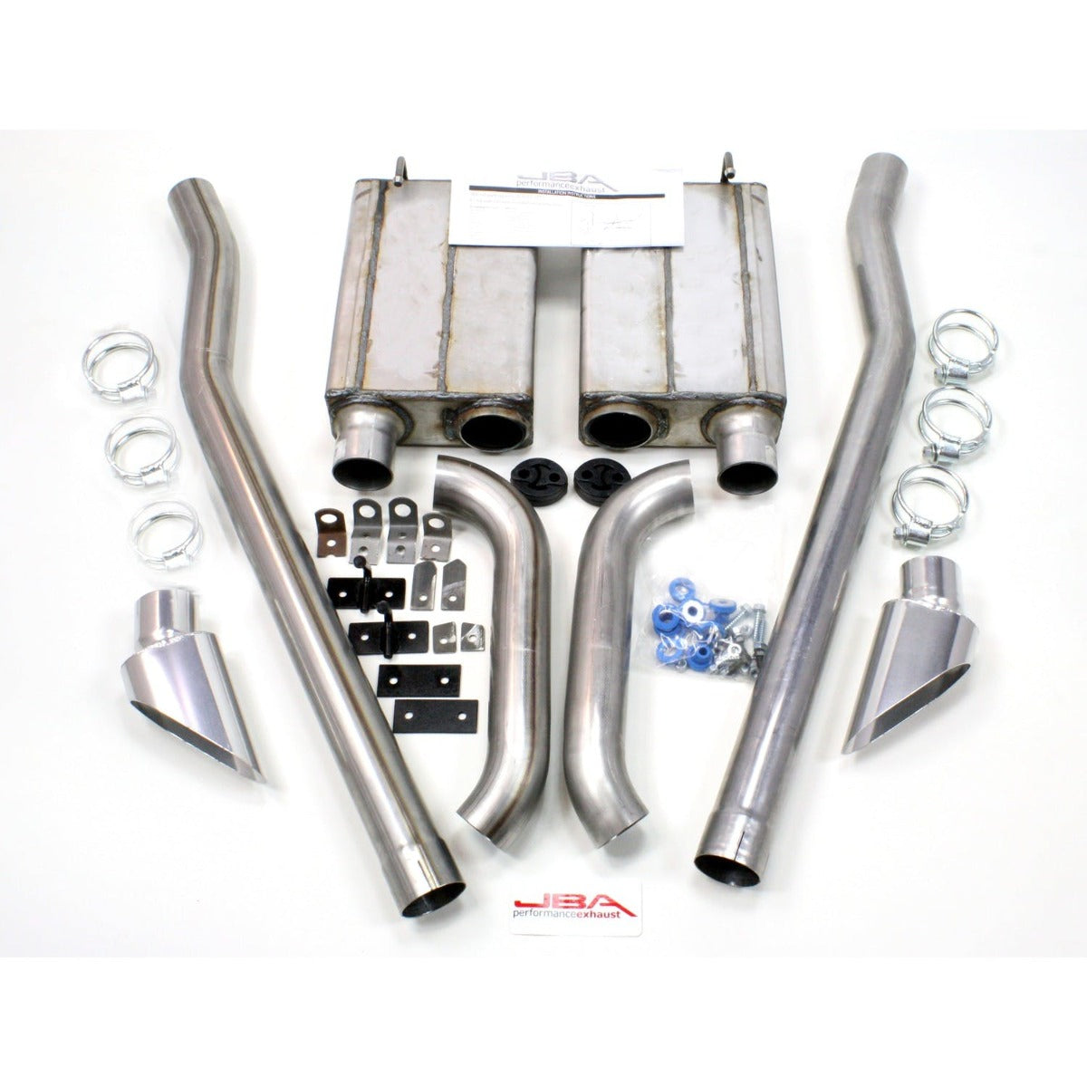 JBA Performance Exhaust 50-2651 50-2651 2.5 inch Exhaust System 65-70 Mustang Coupe/Fastback