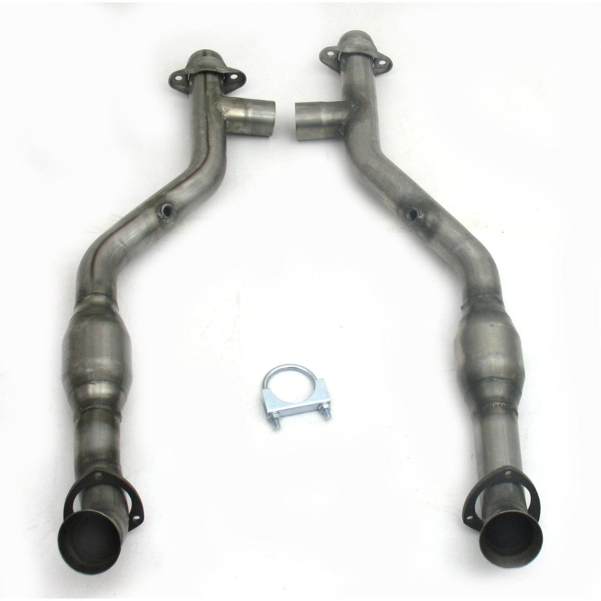 JBA Performance Exhaust 6632SHC 6632SHC 2.5 inch Stainless Steel Mid-Pipe 6632S H-Pipe with