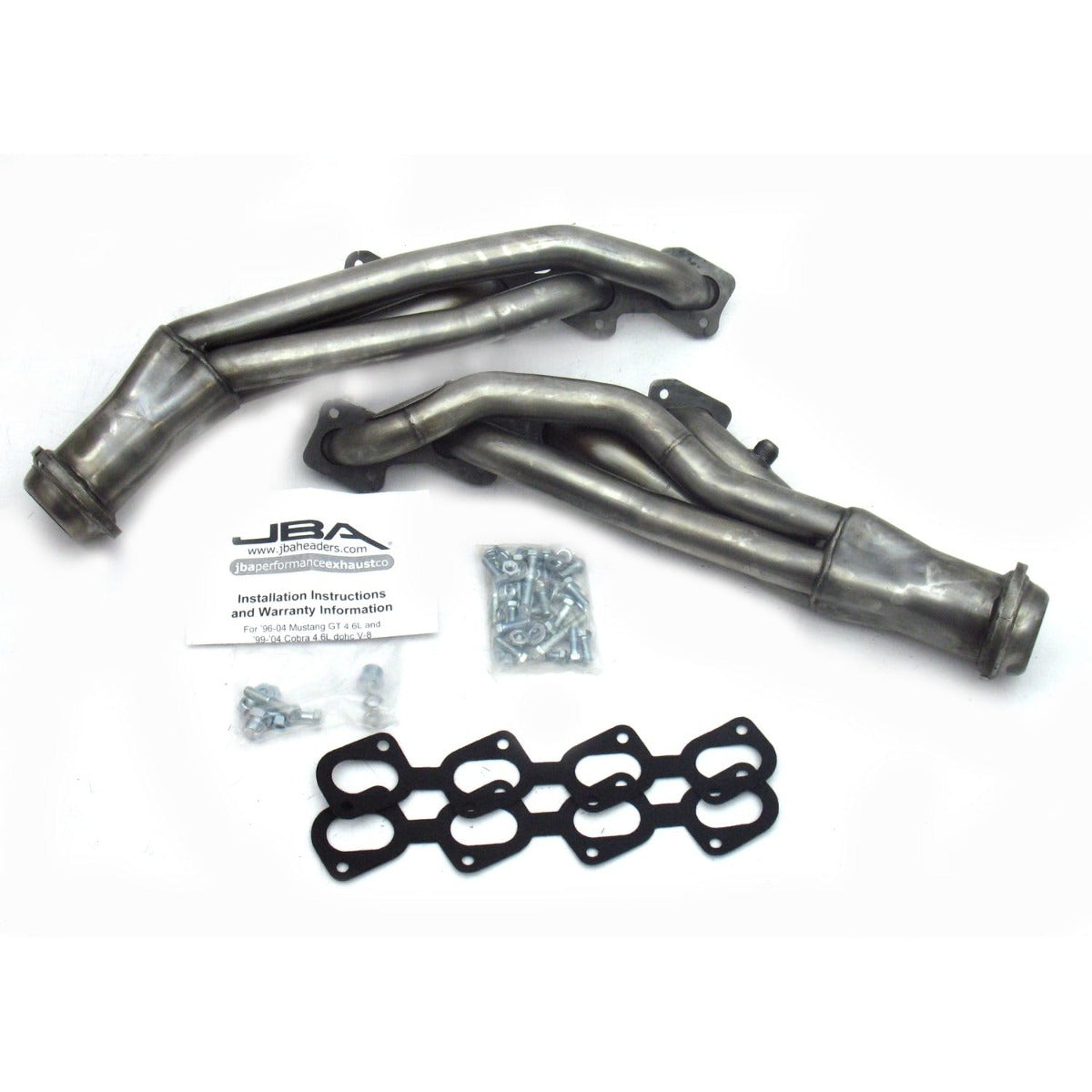JBA Performance Exhaust 6635S 6635S 1 5/8 inch Long Tube Stainless Steel 99-04 Cobra