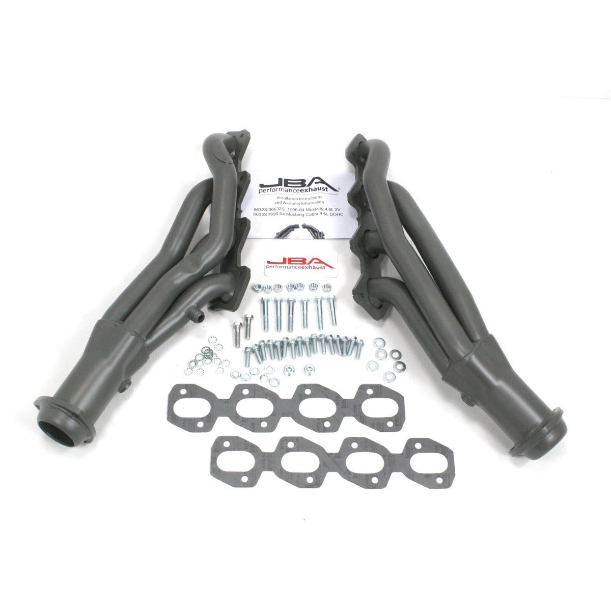 JBA Performance Exhaust 6635SJT 6635SJT 1 5/8 inch Long Tube Stainless Steel 99-04 Cobra Tit