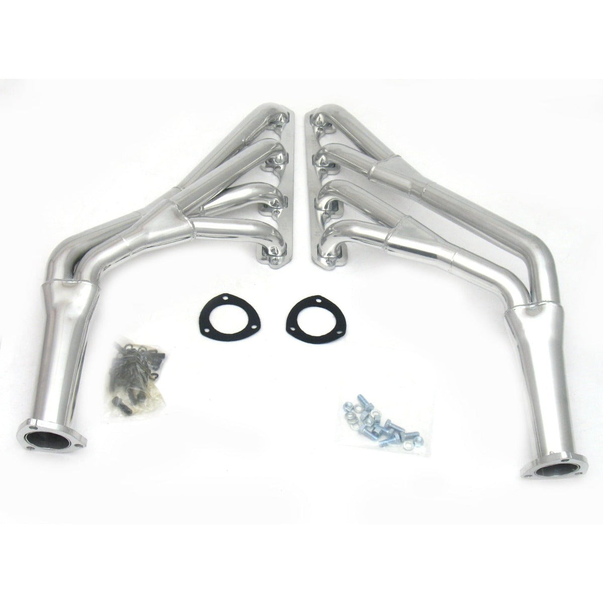 JBA Performance Exhaust 6651SJS JBA 6651SJS 1 5/8 Long Tube SS 65-70 Mustang 289/302 Tri-Y Slvr Crmc