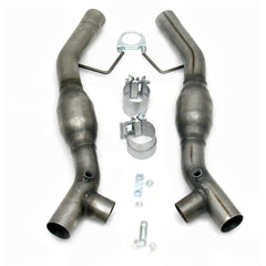 JBA Performance Exhaust 6675SHC 6675SHC 2.5 inch Stainless Steel Mid-Pipe 05-10 Mustang GT H