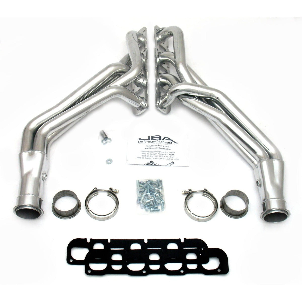 JBA Performance Exhaust 6965SJS 08-14 Chllngr 5.7/6.1/6.4L 06-14 Chrgr/300C/Mgnm 5.7/6.1/6.4L Sil Cer