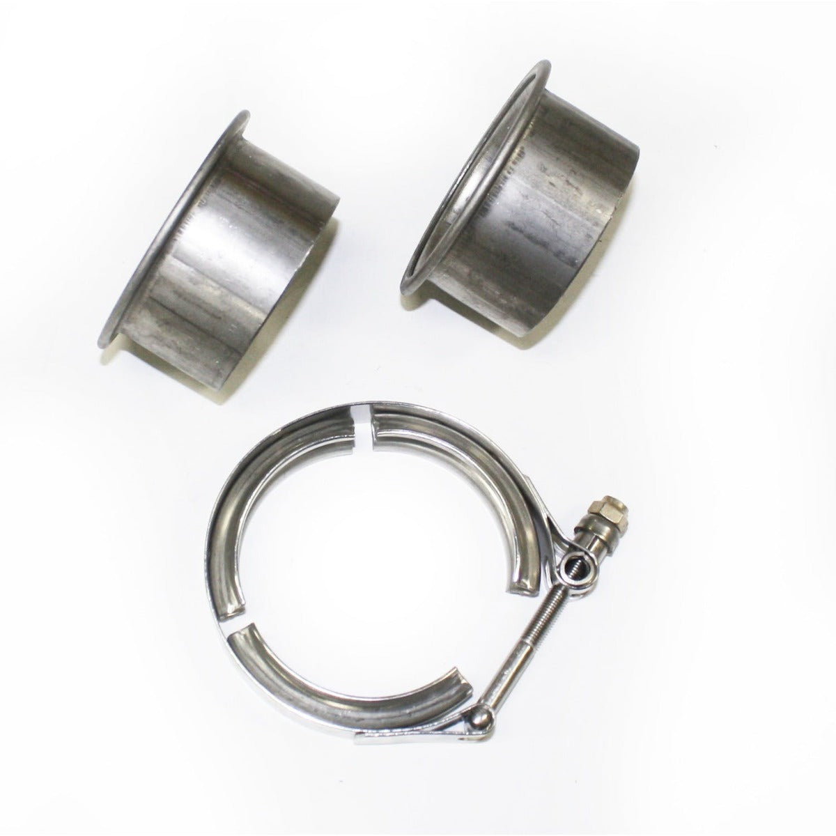 JBA Performance Exhaust VB25 2.5 inch Stainless Steel V-Band clamp and flanges