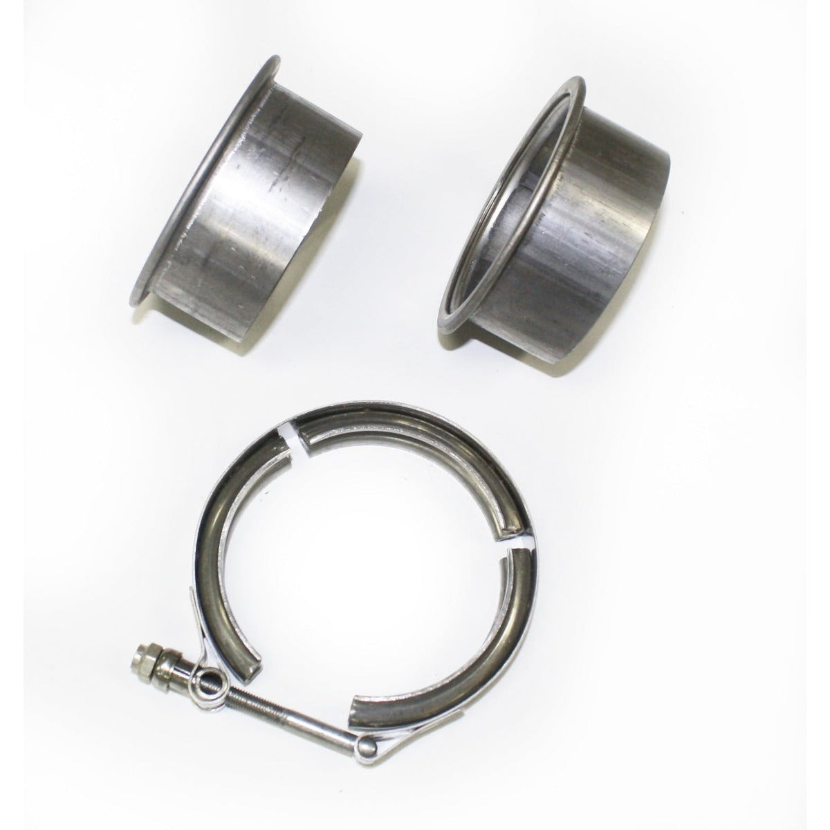 JBA Performance Exhaust VB30 3 inch Stainless Steel V-Band clamp and flanges