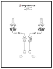 BrightSource H13 H/L ML-7 LED Single Bulb 71913ML