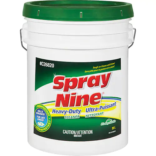 Spray Nine C26820 Heavy Duty Cleaner and Disinfectant 20L Pail