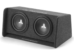 JL Audio BASSWEDGE ENCLOSED CAR SUBWOOFER: DUAL 10W0V3-4 PORTED DOW CP210W0V3