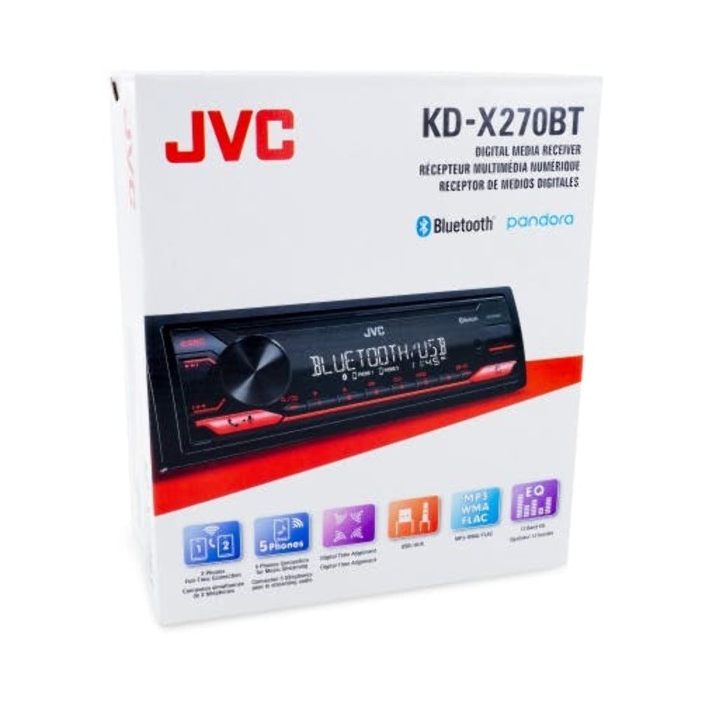 JVC KD-X270BT Digital media receiver (does not play CDs)