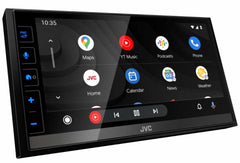 JVC KW-M785BW Digital Media Receiver featuring 6.8-inch Capacitive Touch Control Monitor