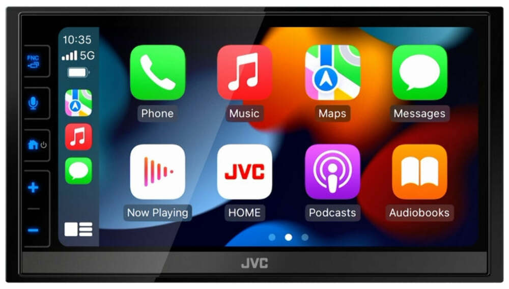 JVC KW-M785BW Digital Media Receiver featuring 6.8-inch Capacitive Touch Control Monitor