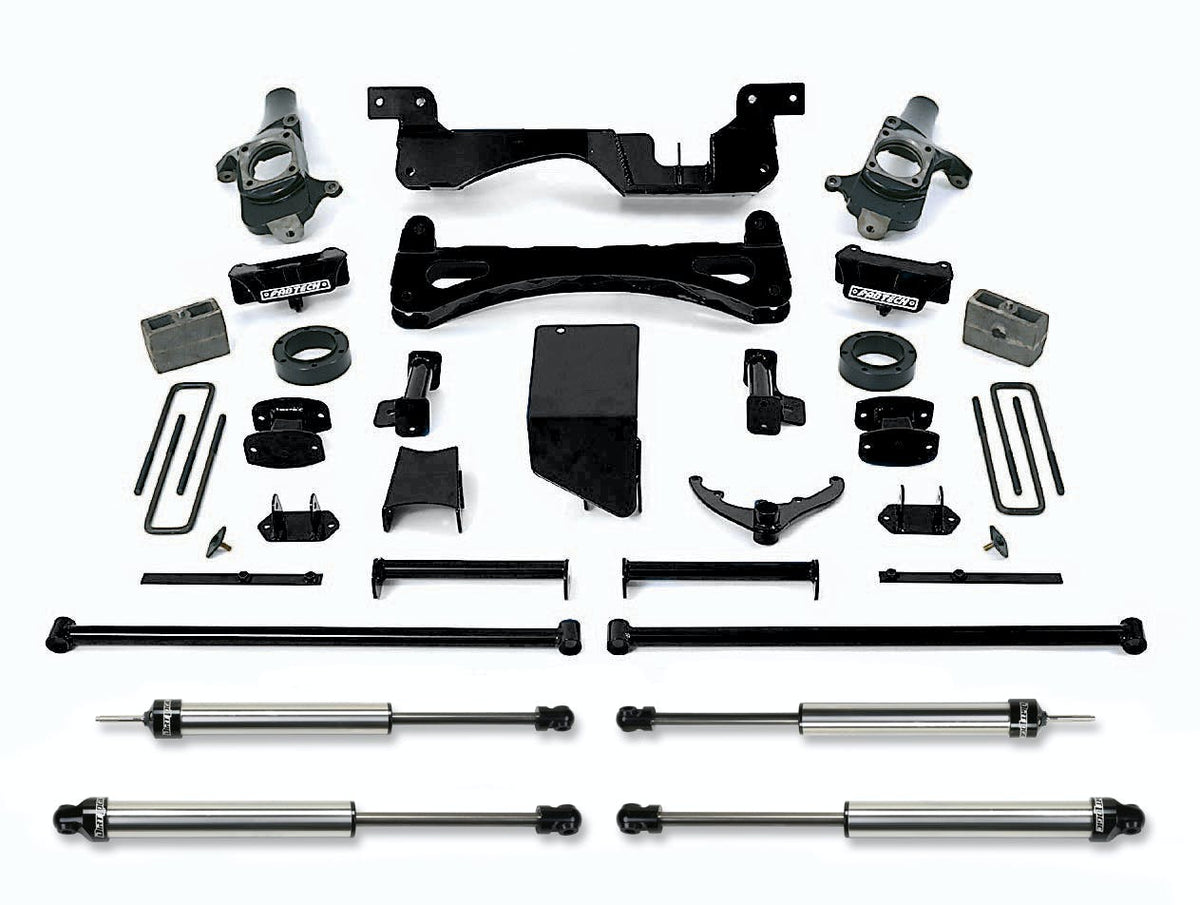 Fabtech K1014DL 6in. PERF SYS W/DLSS SHKS 01-10 GM C/K2500HD; C/K3500 NON DUALLY