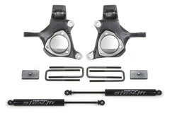 Fabtech K1050M 3.5in. SPINDLE SYS W/STEALTH/R R BLOCKS 2007-13 GM C1500