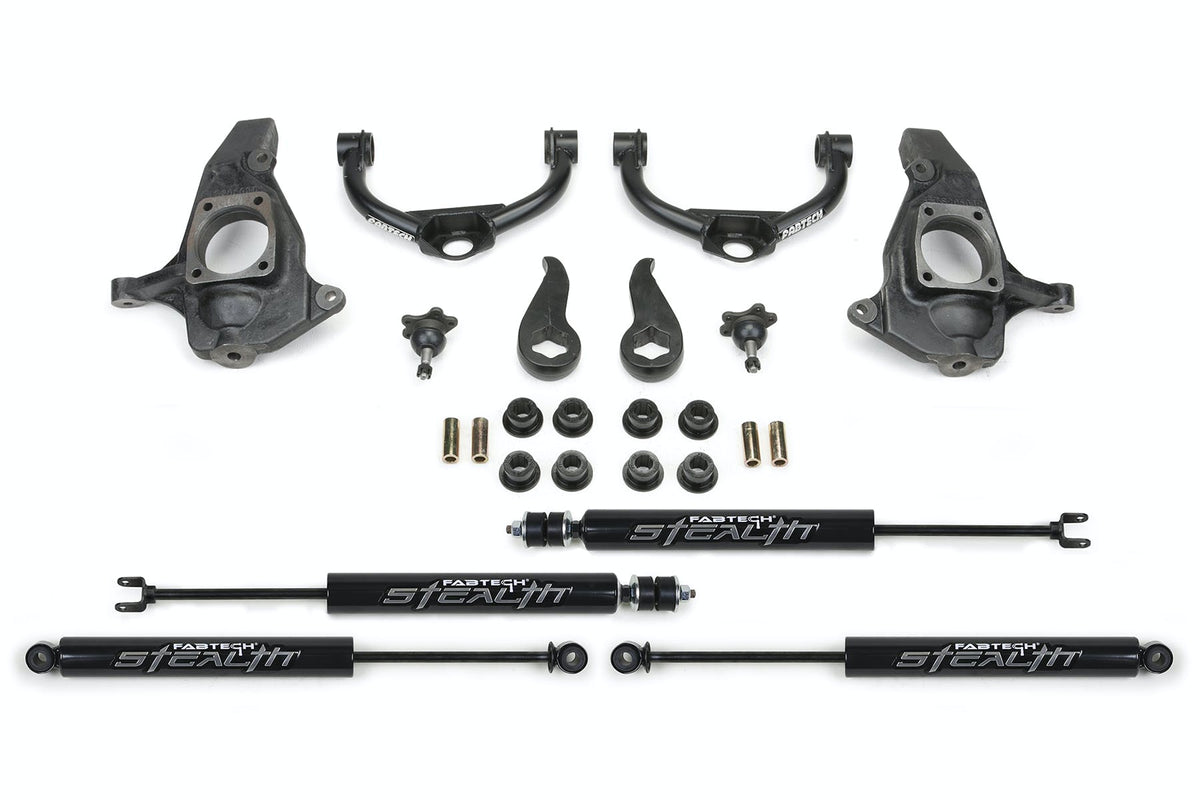 Fabtech K1055M 4in. ULTIMATE SYS W/STEALTH 2011-15 GM C/K2500HD/3500HD