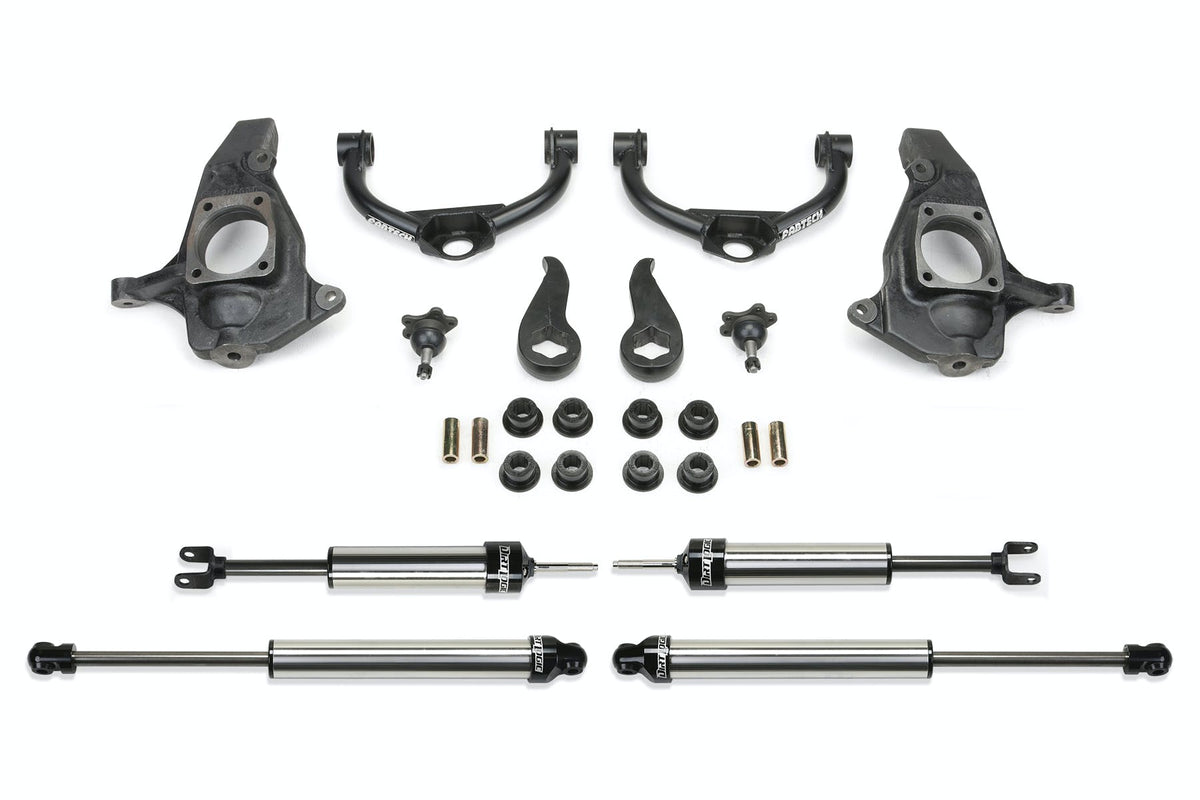 Fabtech K1056DL 4in. ULTIMATE SYS W/DLSS SHKS 2011-15 GM C/K2500HD/3500HD