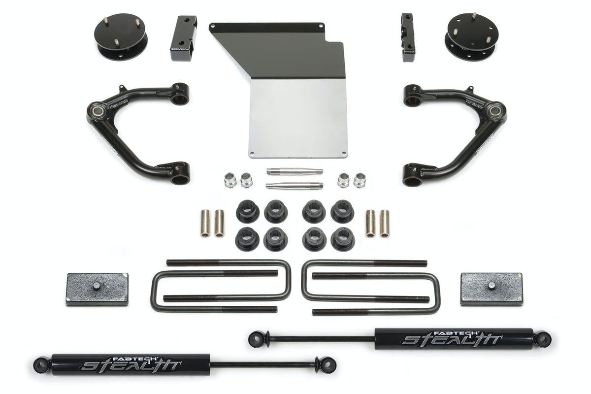Fabtech K1062M 4in. UNIBALL UCA SYS W/STEALTH 2007-13 GM K1500