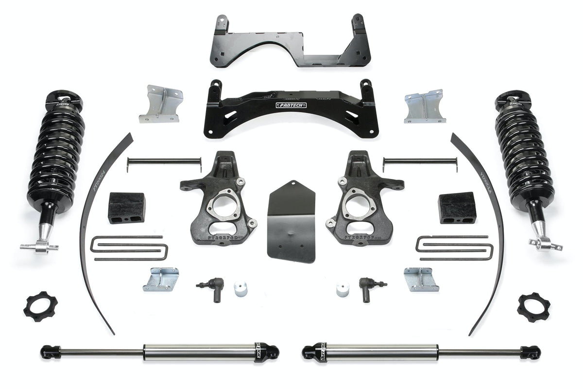 Fabtech K1073DL 6in. PERF SYS W/4.0 C/Os/RR DLSS 2014-15 GM K1500 W/ALUM