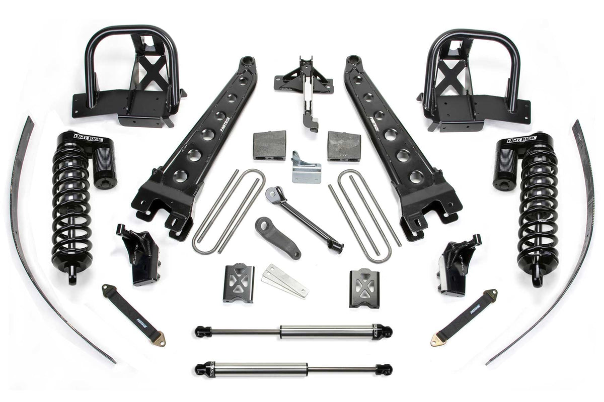 Fabtech K20161DL 8in. RAD ARM SYS W/DLSS 4.0 C/O/RR DLSS 05-07 FORD F250 4WD W/FACTORY OVERLOAD
