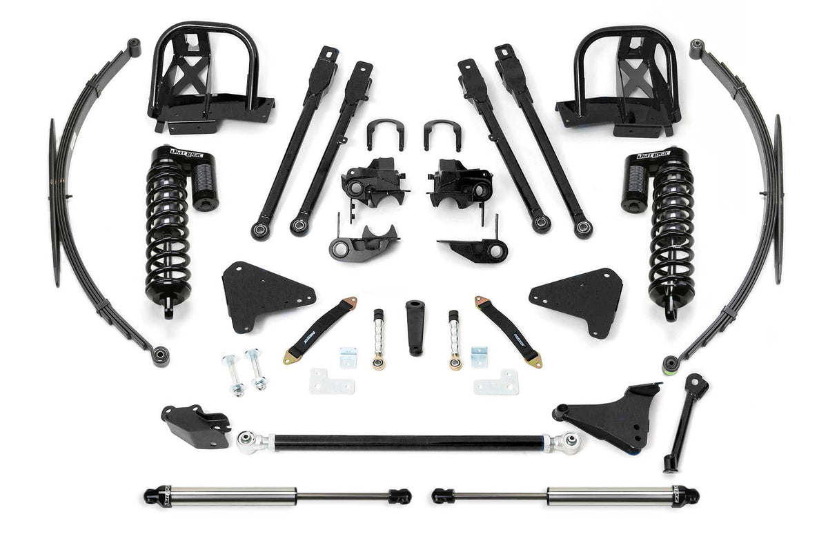 Fabtech K2042DL 6in. 4LINK SYS W/DLSS 4.0 C/O/RR DLSS/LT RR LFSPRNGS 00-04 FORD F250/350 4WD GAS