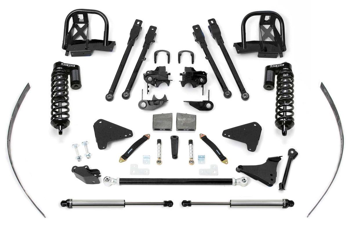 Fabtech K2043DL 6in. 4LINK SYS W/DLSS 4.0 C/O/RR DLSS W/BLOCK/ADDALEAF 00-04FORD F250/350 4WD GA