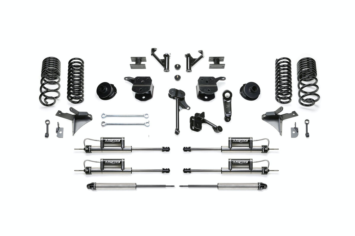 Fabtech K3164DL 5in. BASIC KIT W/FRT DUAL DLSS RESI SHKS/RR DLSS N/R SHKS 2014-16 RAM 2500 4WD