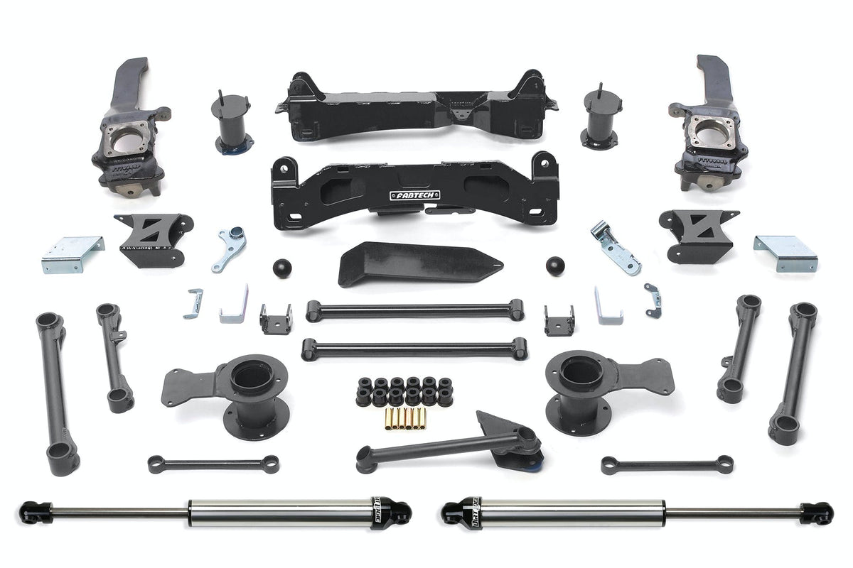 Fabtech K7006DL 6in. BASIC SYS W/DLSS SHKS 06-09 TOYOTA FJ 4WD
