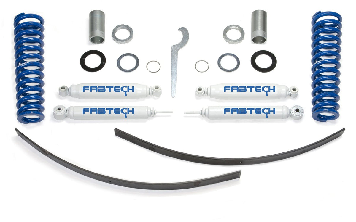 Fabtech K7015 0-3.5in. BASIC ADJ C/O SYS W/PERF RR SHKS 95.5-04 TOYOTA TACOMA PRNNR 6LUG MDLS