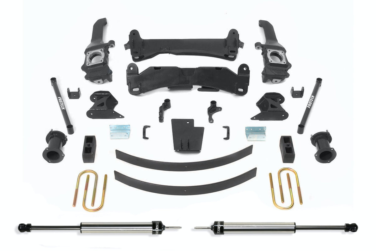 Fabtech K7019DL 6in. BASIC SYS W/RR DLSS SHKS 2005-13 TOYOTA TACOMA 4WD/2WD 6 LUG MODELS ONLY