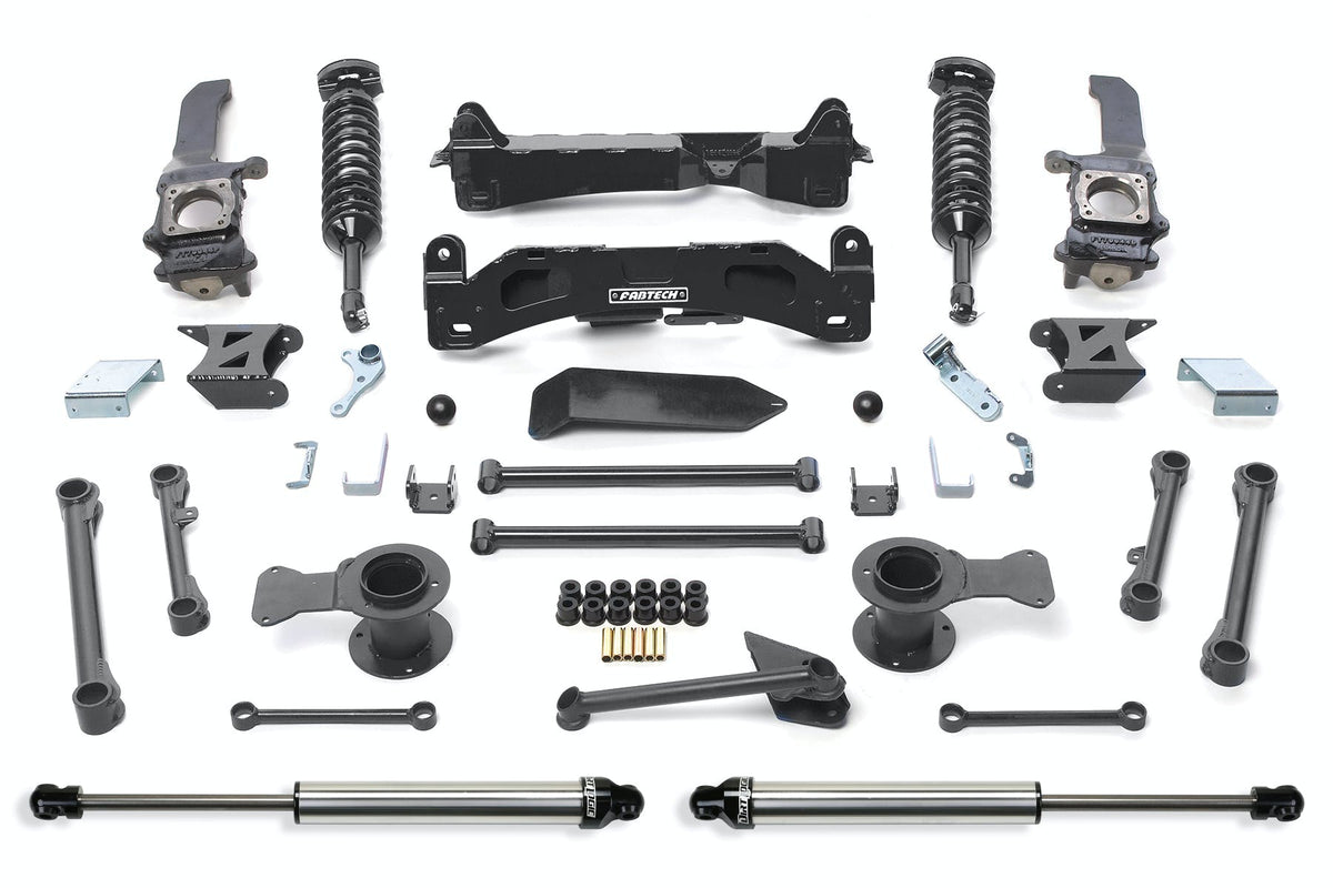 Fabtech K7025DL 6in. PERF SYS W/DLSS 2.5C/Os/RR DLSS 2010-13 TOYOTA FJ 4WD