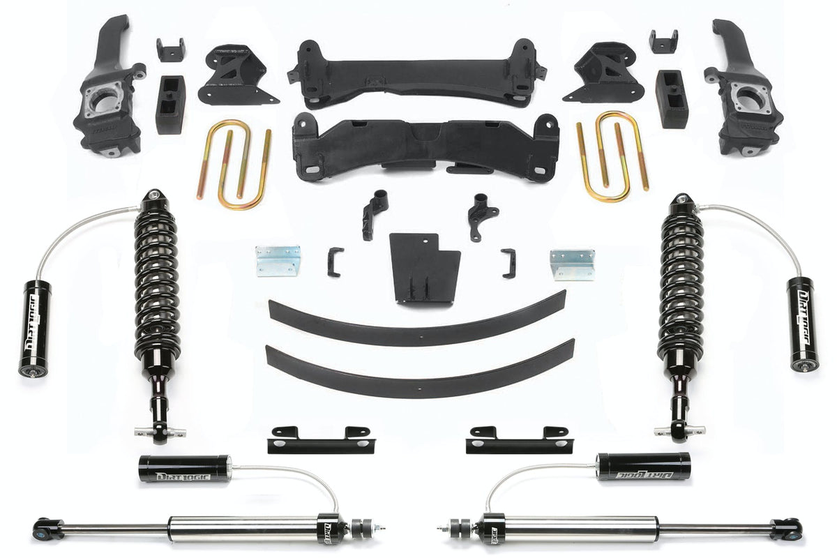 Fabtech K7049DL 6in. PERF SYS W/DLSS 2.5C/O RESI/RR DLSS RESI 2016 TOYOTA TACOMA 4/2WD 6 LUG MOD