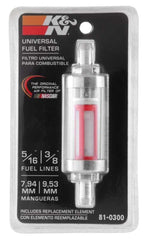 K&N 81-0300 In-Line Fuel Filter 5/16 inch - 3/8 inch