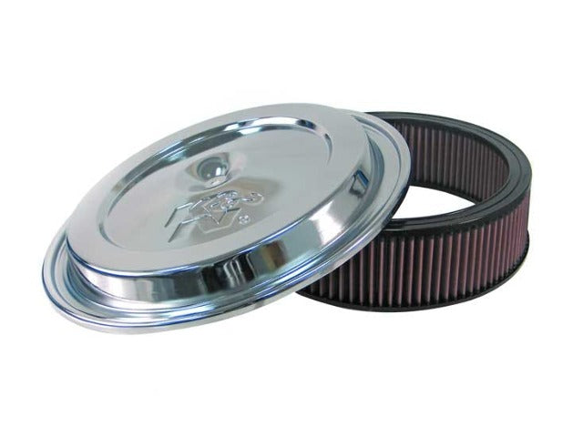 K&N CE-1501 Replacement Air Filter w/Chrome Lid