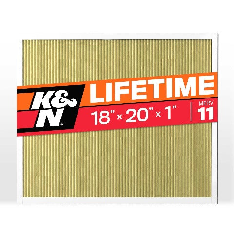 K&N HVC-11820 HVAC Filter; 18 x 20 x 1, MERV 11