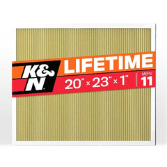 K&N HVC-12023 HVAC Filter; 20 x 23 x 1, MERV 11
